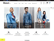 Tablet Screenshot of boozt.com